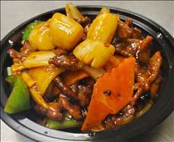 Beef & Scallops in Black Bean Sauce