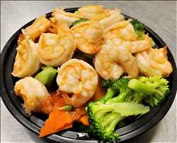 Steamed Shrimp with Broccoli
